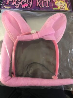 Pig ears, tail, bowtie set