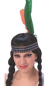 Native American Headdress w/ 2 feathers