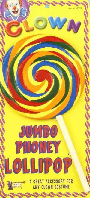 Clown Giant Lollipop