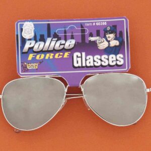 Police Force Mirrored Glasses