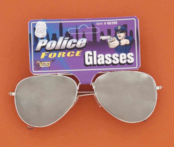 Police Force Mirrored Glasses