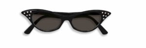50's Rhinestone Sun Glasses (dark lenses)