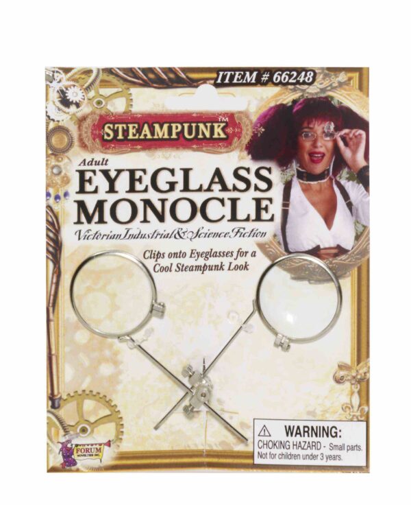 Steampunk Eyeglass Monocale clip