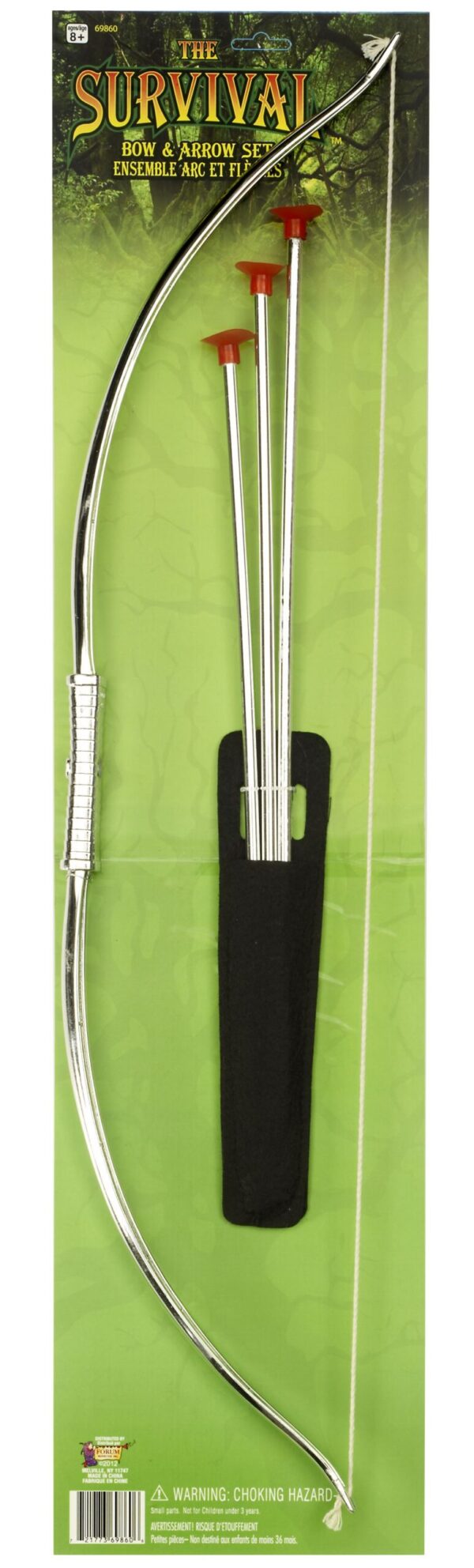 Silver Bow & Arrow set