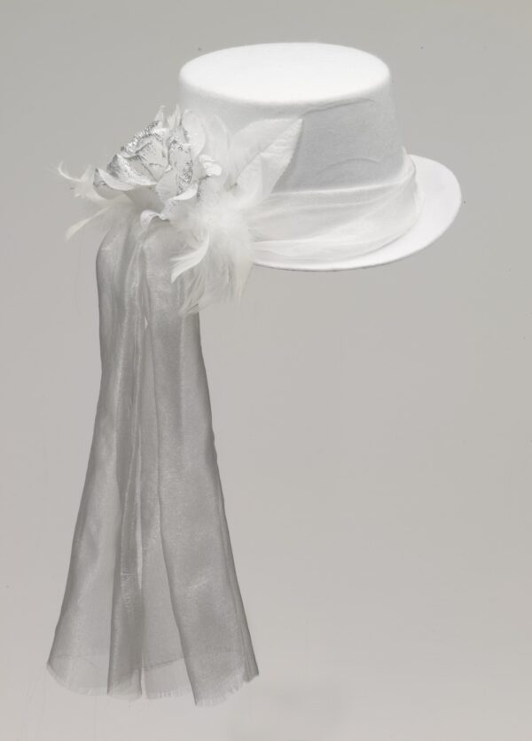 Ghostly Rose Top Hat