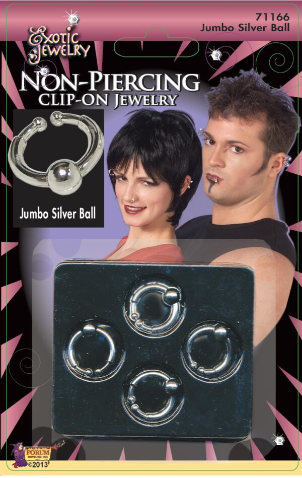 Non Pierce - Jumbo Silver Ball