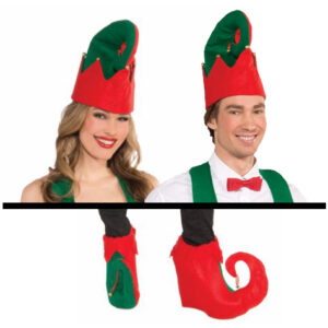 Unisex Elf Hat & Shoe Cover