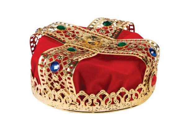 Metal Crown w/ red turban