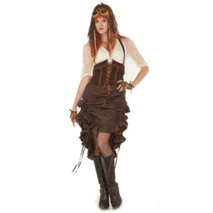 Steampunk Saloon Girl Skirt