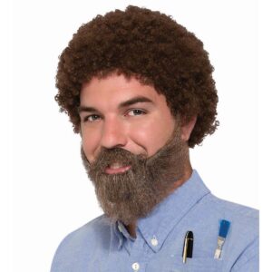 80's Wig & Beard set