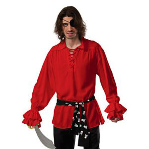Red Pirate Shirt w/ Sash