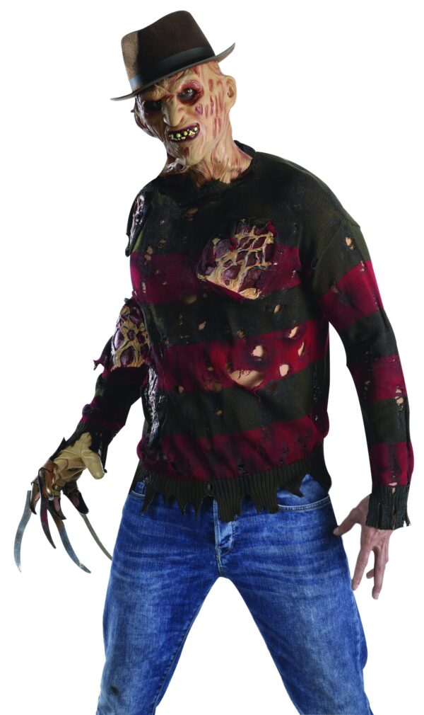 Freddy Krueger Deluxe Sweater with Burned Flesh