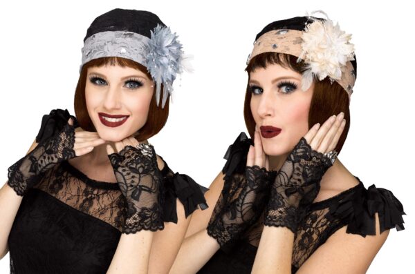 Flapper Cloche & Gloves