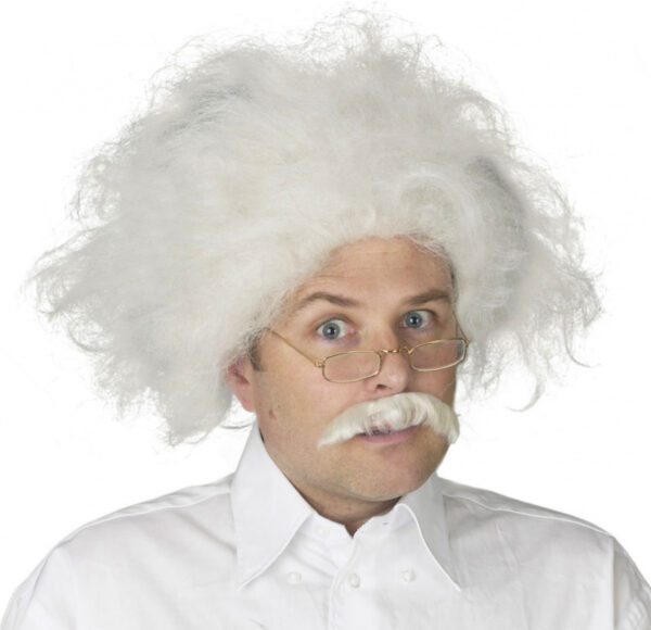Scientist Wig and Mustache