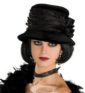 Velvet 1920's Jazz Hat