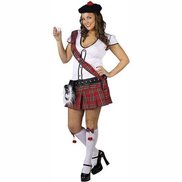 Scottie Hottie Kilt Dress Plus