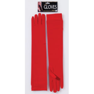 Long Gloves Red