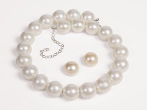 50's Pearl Necklase & Earring set