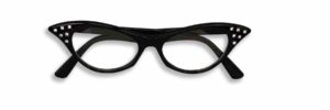 50's Rhinestone Glasses (clear)