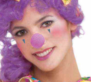 Circus Sweetie Purple Clown Nose