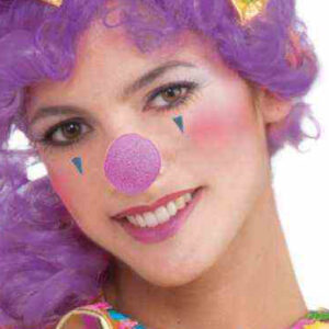 Circus Sweetie Purple Clown Nose