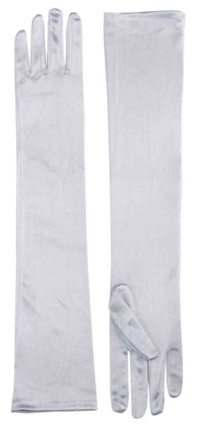 Long Satin Gloves