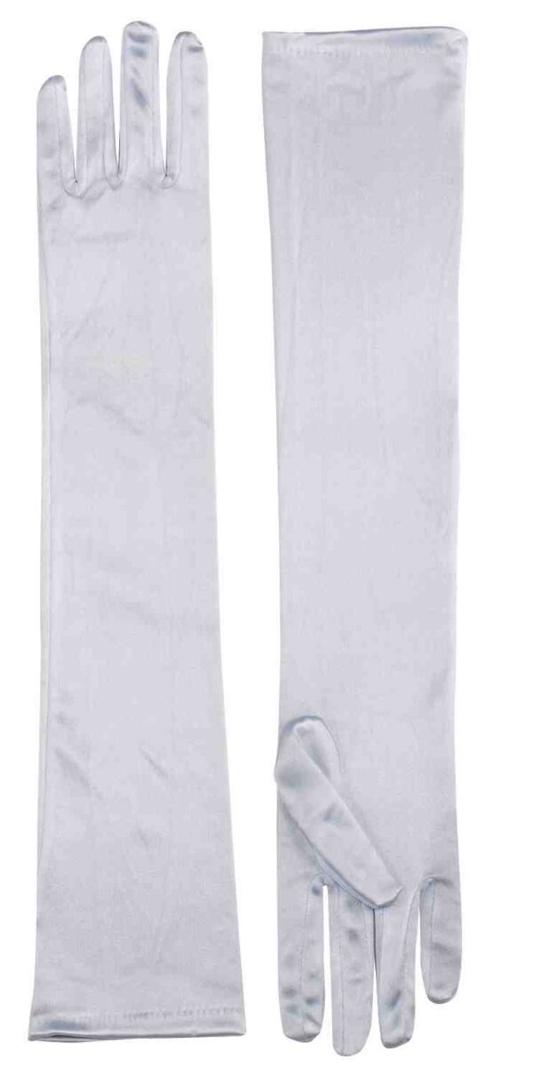 Long Satin Gloves