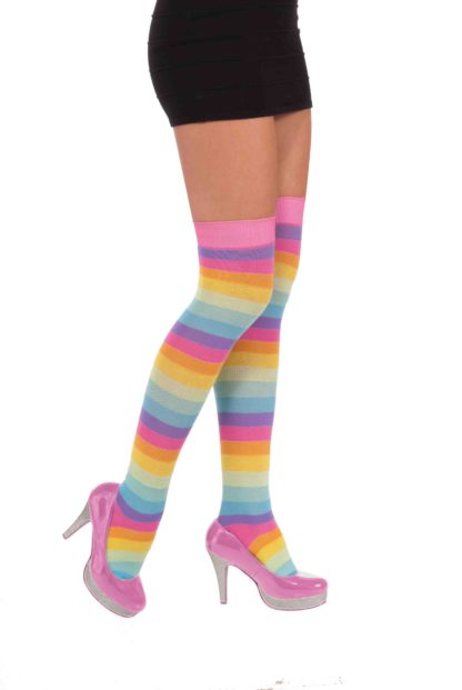 68325 Rainbow Thigh High Circus Rainbow Thi Highs