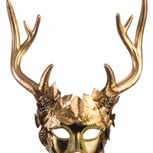 Mythical Creatures Golden Faun Mask