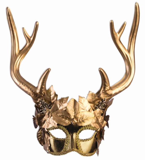 Mythical Creatures Golden Faun Mask