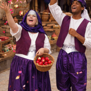 Arabian Prince Attendants & Townspeople - Purple