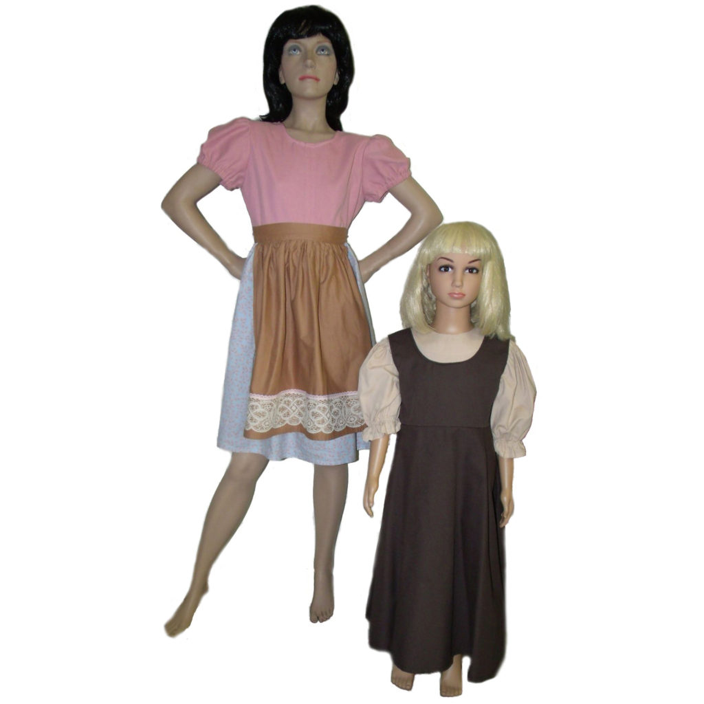 Orphan Apron Assorted Dress and Apron sets – Beauty and the Beast Costumes, Chattanooga