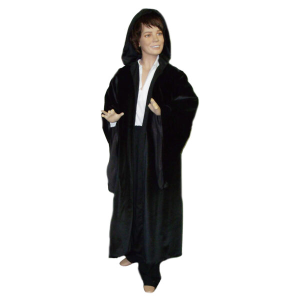 Black Hooded Robe