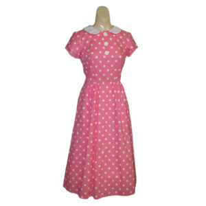 Pink Polka Dot Dress