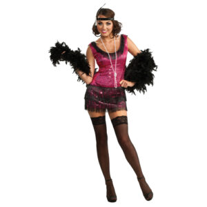 Sequin Flapper-Pink