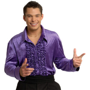 Purple Velvet Shirt