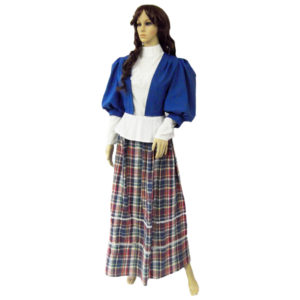 Plaid Skirt with Jacket set