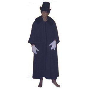 Double Cape with Fur Collar