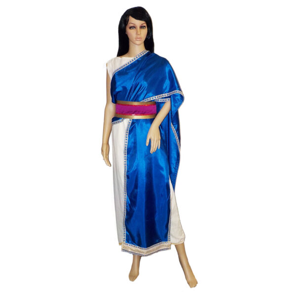 King of Siam's Wife with Blue Sari