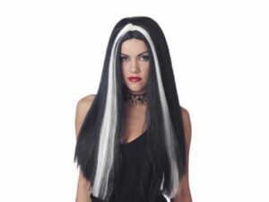 657310 NOS 24" Wig - Black w/ White stripe