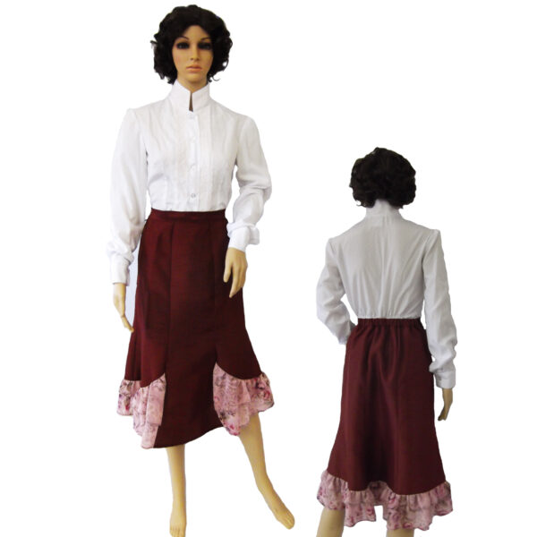 1940's - 1950's Full Skirt Brown