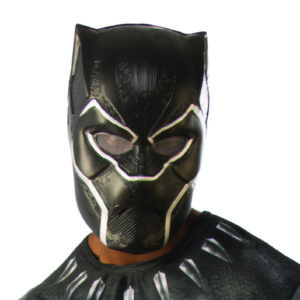 Black Panther 1/2 Mask - Adult