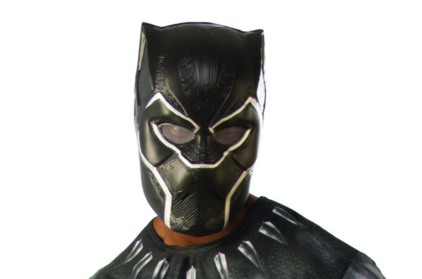 Black Panther 1/2 Mask - Adult