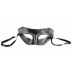 Silver Harlequin Half Mask