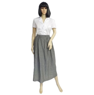 Grey Skirt and Blouse