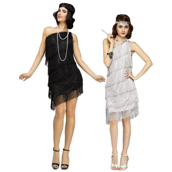 Shimmery Flapper BLACK ONLY