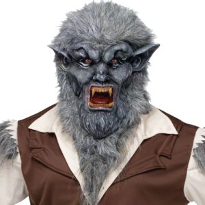 Grey Wolf Man Mask