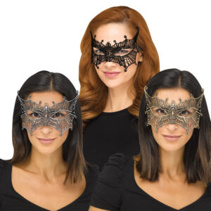 Gothic Lace Bat Mask