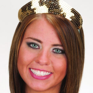 Gold Sequin Tiara