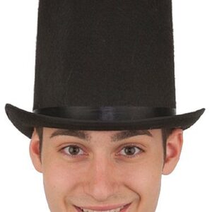 Black Felt Lincoln Stovepipe Hat